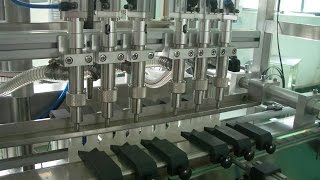 6 Heads linear filling automatic piston filler screw capping machines fully automatic filler capper [upl. by Odelinda]