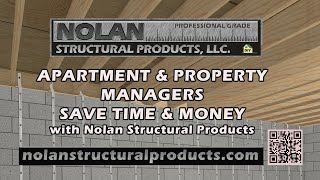 Nolan Structural Products Pro Quality DIY for Property Owners Managers and Maintenance Workers [upl. by Rosol]