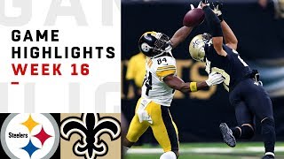 Steelers vs Saints Week 16 Highlights  NFL 2018 [upl. by Hplar514]