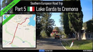 ♪ Salo on Lake Garda to Cremona Italy Part 5 of Southern European Road Trip [upl. by Ahsemaj]