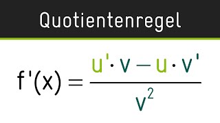 Ableitung — Quotientenregel [upl. by Lawford756]