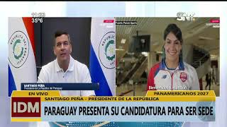 Paraguay presenta su candidatura para ser Sede de los juegos Panamericanos 2027 [upl. by Asseralc73]