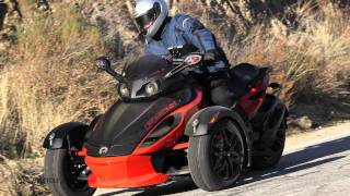 2012 CanAm Spyder Roadsters Review  Riding high on three wheels [upl. by Rehoptsirhc435]