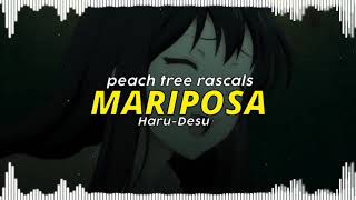 Mariposa Peach tree rascals Edit audio [upl. by Nylirehs]