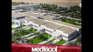 Nuovo Centro Sportivo Palermo a Carini rendering progetto  Mediagolit [upl. by Algie]