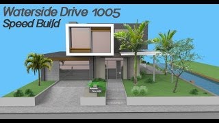 Google SketchUp Speed Building  Waterside Drive 1005 [upl. by Sieracki72]