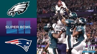 Eagles vs Patriots  Super Bowl LII Game Highlights [upl. by Nhguaval]