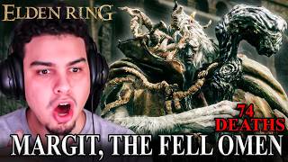 Elden Ring 74 Deaths Later  My Epic Battle Against Margit the Fell Omen [upl. by Pine732]