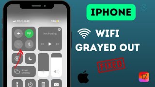 How to fix iPhone WiFi grayed out  WiFi not turn on iPhone [upl. by Oglesby]