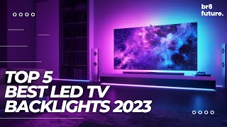 Best LED TV Backlights 2023  TV Ambiance Lighting TV LED Strip Lights RGBIC [upl. by Oralee]