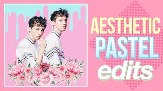 3 EASY AESTHETIC PASTEL EDIT TUTORIAL🎪 [upl. by Ahsilrac]