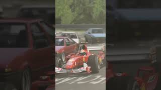 Which car is faster Ferrari F2004 vs Toyota AE86 [upl. by Bendicta]