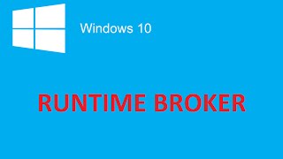 Runtime Broker Windows 10 SOLUCIONADO [upl. by Karina71]