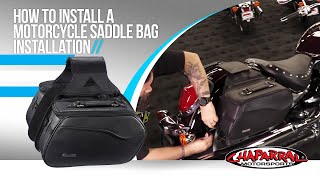 How to Install a Motorcycle Saddlebag Installation Tutorial  ChapMotocom [upl. by Nirrat]