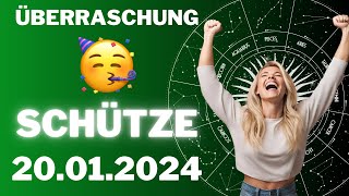 SCHÜTZE ♐️⭐️ EINE ÜBERRASCHUNG FÜR DICH 🥰 Horoskop  20Januar 2024 schütze tarot [upl. by Aranahs]