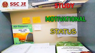 Study motivation status  SSC JE motivation  Engineering motivational video [upl. by Enilehcim]