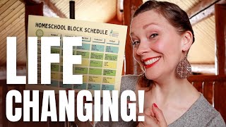 LIFECHANGING Homeschool Routine  Time Blocking Schedule For Homeschool [upl. by Asa]