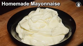 Homemade Mayonnaise Recipe  A Perfect Mayonnaise Recipe  Kitchen With Amna [upl. by Ahsetal]