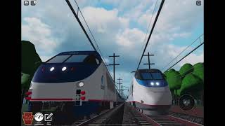 Acela Express vs HHP8 Acela Regional [upl. by Torp315]