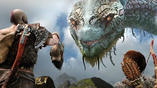 The World Serpent and The Flight of Fafnir  God of war  PS5 Gameplay [upl. by Lacy20]