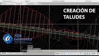 Creación de taludes en Civil 3D [upl. by Kcinemod]