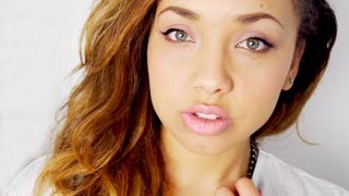 Jasmine Sanders Pretty pink Makeup tutorial ♡ [upl. by Luigino574]