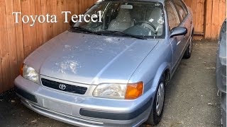 Toyota Tercel built to last [upl. by Shelley]