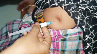 Arm injection IM Soma Ject Injection Push √√ Injection Video জন্মবিরতিকরণ ইনজেকশন 24 Ep 72 [upl. by Adella]