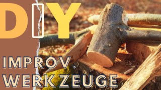 Improvisierte Werkzeuge und Hilfsmittel aus dem Wald BushcraftDIY [upl. by Brockie]