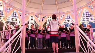 SNGS Choir Christmas Carolling 2015  Hark the Herald Angels Sing 5of11 HD [upl. by Worl211]