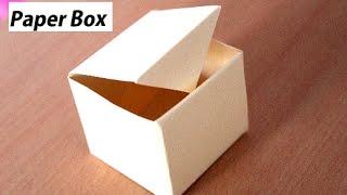 DIY  How To Make Paper Box That Opens And Closes  Paper Gift Box Origami [upl. by Assenal]