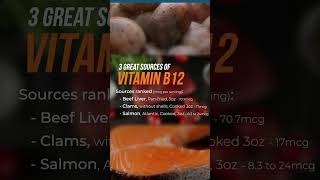 3 Top Sources Of Vitamin B12  What Food Should You Eat [upl. by Cleasta]