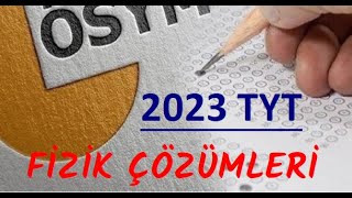 2023 TYT Fizik Çözümü [upl. by Halsy]