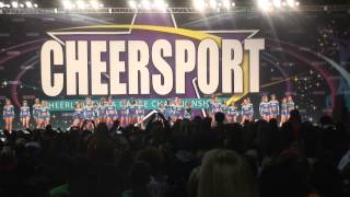 Stingray Allstars Orange Cheersport 2015 Day 1 [upl. by Nere]