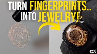 230 YOU HAVE To Try FINGERPRINT Resin Art [upl. by Niai]