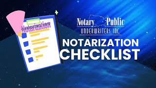 Get our Notarization Checklist free download [upl. by Mechling]