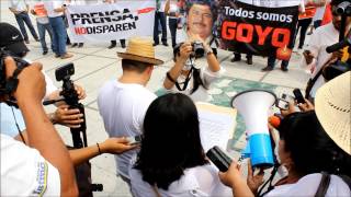 ¡Prensa no disparen Periodistas del sur de Veracruz marcha en Coatzacoalcos [upl. by Digdirb]