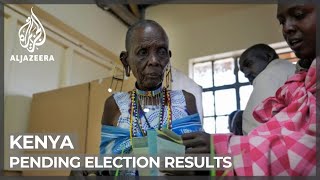 In Kenya pending election results keep the nation in suspense [upl. by Lulita]