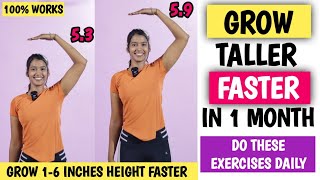 Grow Taller Fast In 1 Month  Boost Height With These Effective stretching Exercises  growtaller [upl. by Hesoj]