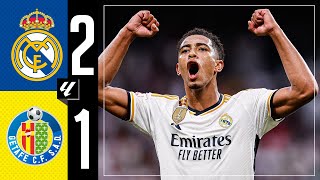 Real Madrid 21 Getafe  HIGHLIGHTS  LaLiga 202324 [upl. by Nyrmak]