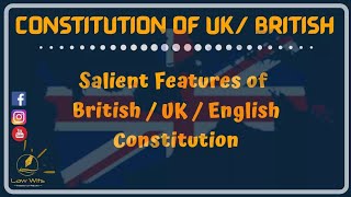 Salient Features Of BritishUK Constitution  English Constitution  Law Wits [upl. by Jacobsen]