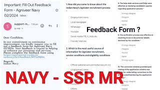 NAVY SSR FEEDBACK FORM  RESULT ❌ FEEDBACK ✅ [upl. by Moule598]