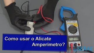 Como usar o Alicate Amperímetro [upl. by Ruskin62]