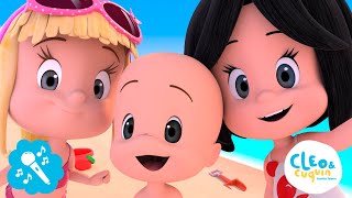 Vamos a la playa con Cleo y Cuquín  Nueva canción infantil  Familia Telerín [upl. by Abba]