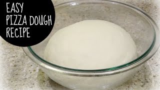 Quick and EASY Pizza Dough Base Recipe [upl. by Lonne]