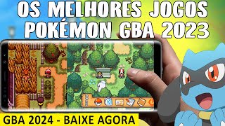 TOP 12 OS MELHORES HACK ROMS E JOGOS DE POKÉMON GBA E CELULAR DE 2024 [upl. by Schoenberg]