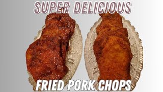 How to Fry Moist Pork Chops  Marinated 18 Hours [upl. by Alcinia]