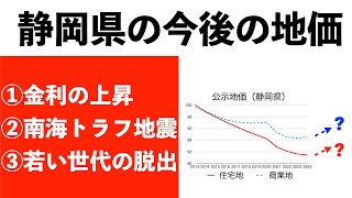 静岡県の土地価格と人口の、これまでの動きと今後の見通し [upl. by Bright188]