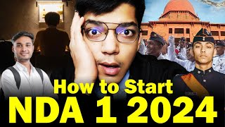 How to START NDA 1 2024 Preparation  Shubham Varshney SSB [upl. by Ollayos]