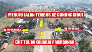 PROGRES TOL JOGJA SOLO TERBARU EXIT TOL MENYAMBUNG DENGAN JALAN TEMBUS SLEMAN GUNUNGKIDUL YOGYAKARTA [upl. by Xilef790]